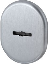 Декоративная накладка Armadillo (Армадилло) на сувальдный замок со шторкой PS-DEC CT (ATC Protector 1) SC-14 Матовый хром