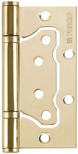 Петля Fuaro (Фуаро) универсальная без врезки IN4500W PB (500-2BB 100x2,5) латунь