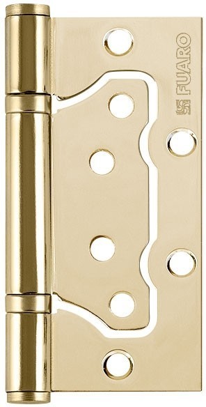 Петля Fuaro (Фуаро) универсальная без врезки IN4500W PB (500-2BB 100x2,5) латунь