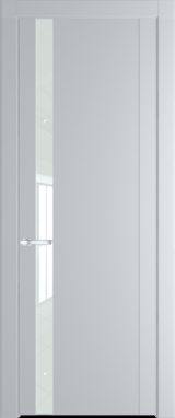 Межкомнатная дверь Profil Doors 1.2 P Lacobel Белый лак Лайт Грей (RAL 870-01)