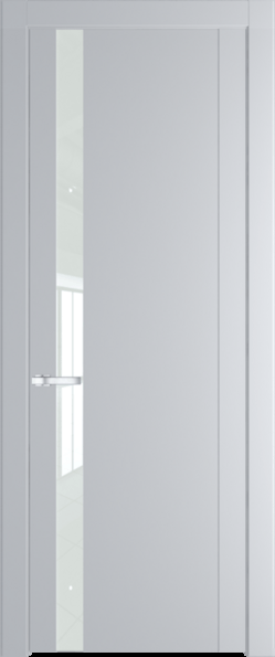 Межкомнатная дверь Profil Doors 1.2 P Lacobel Белый лак Лайт Грей (RAL 870-01)