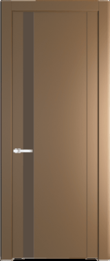 Межкомнатная дверь Profil Doors 1.2 P Монохром гляссе Перламутр золото