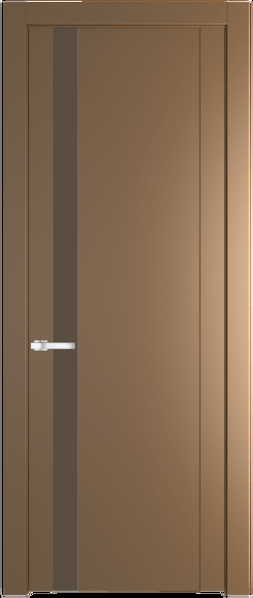 Межкомнатная дверь Profil Doors 1.2 P Монохром гляссе Перламутр золото