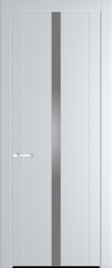 Межкомнатная дверь Profil Doors 1.8 P Монохром серебро (серебро матлак) Вайт (RAL 110 96 02)