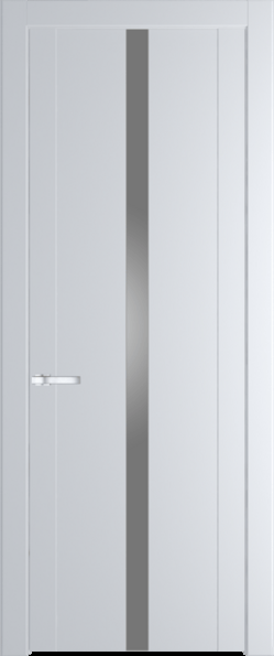 Межкомнатная дверь Profil Doors 1.8 P Монохром серебро (серебро матлак) Вайт (RAL 110 96 02)