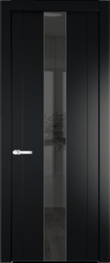 Межкомнатная дверь Profil Doors 1.9 P Зеркало серое Блэк