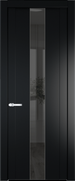 Межкомнатная дверь Profil Doors 1.9 P Зеркало серое Блэк