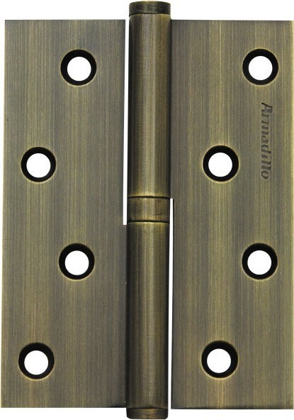 Петля съемная Armadillo (Армадилло) 613-4 100х75х2.5 AB Бронза прав. Box