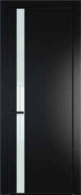 Межкомнатная дверь Profil Doors Orange 18 PE.O Белый лак Блэк Черный матовый RAL9005
