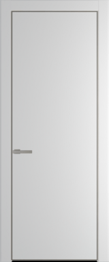 Межкомнатная дверь Profil Doors 1 PA Никель матовый Крем Вайт (RAL 120-02)