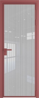 Алюминиевая дверь Profil Doors 1 AG Красный антрацит Страйп