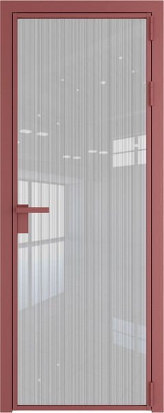 Алюминиевая дверь Profil Doors 1 AG Красный антрацит Страйп
