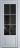 Межкомнатная дверь Profil Doors 1.2.2 (p.6) Черное тонированное Лайт Грей (RAL 870-01)