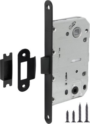 Защелка Fuaro (Фуаро) PLASTP96WC-50 (P96WC-50) BL черный