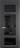 Межкомнатная дверь Profil Doors 1.3.2 PD Черное тонированное Графит (Pantone 425С)