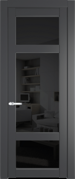 Межкомнатная дверь Profil Doors 1.3.2 PD Черное тонированное Графит (Pantone 425С)