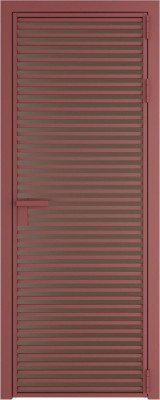 Алюминиевая дверь Profil Doors 12 AG Красный антрацит Монохром гляссе
