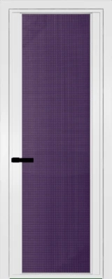 Алюминиевая дверь Profil Doors 2AGP Вайт Кризет Фиолетовый