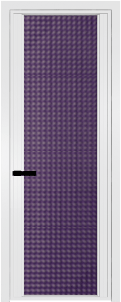 Алюминиевая дверь Profil Doors 2AGP Вайт Кризет Фиолетовый