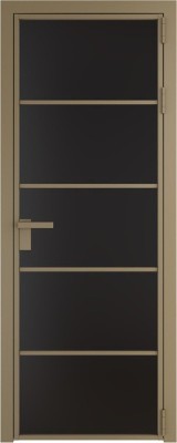 Алюминиевая дверь Profil Doors 14 AG Шампань Монохром черный