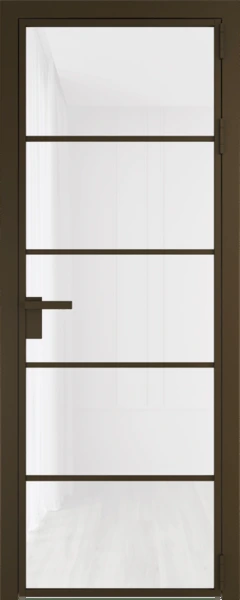 Алюминиевая дверь Profil Doors 14 AG Деорэ Белый триплекс