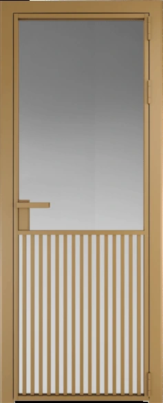 Алюминиевая дверь Profil Doors 15 AG Золото Матовое