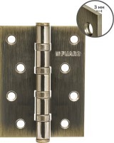 Петля Fuaro (Фуаро) универсальная HEAVY IN4400U AB (бронза) 100х75х3 мм