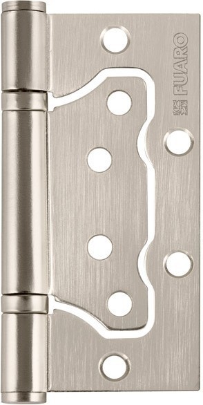Петля Fuaro (Фуаро) универсальная без врезки IN4500W SN (500-2BB 100x2,5) мат. никель