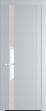 Межкомнатная дверь Profil Doors 1.2 P Lacobel Перламутровый лак Лайт Грей (RAL 870-01)