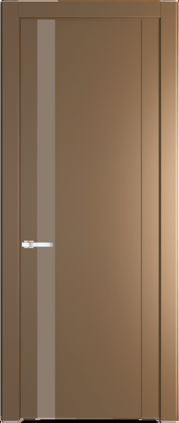 Межкомнатная дверь Profil Doors 1.2 P Монохром капучино Перламутр золото