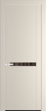 Межкомнатная дверь Profil Doors 1.4 P Зеркало бронзовое Кремовая Магнолия (RAL 120-04)