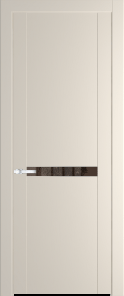 Межкомнатная дверь Profil Doors 1.4 P Зеркало бронзовое Кремовая Магнолия (RAL 120-04)