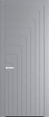 Межкомнатная дверь Profil Doors 10 PE Смоки (RAL 870-02) Серебро