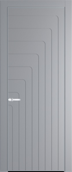 Межкомнатная дверь Profil Doors 10 PE Смоки (RAL 870-02) Серебро
