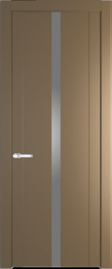 Межкомнатная дверь Profil Doors 1.8 P Lacobel Серебряный лак Перламутр золото