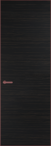 Межкомнатная дверь Profil Doors 1 VT шпон Натуральный шпон ESPRESSO 1042S (г) Красный антрацит
