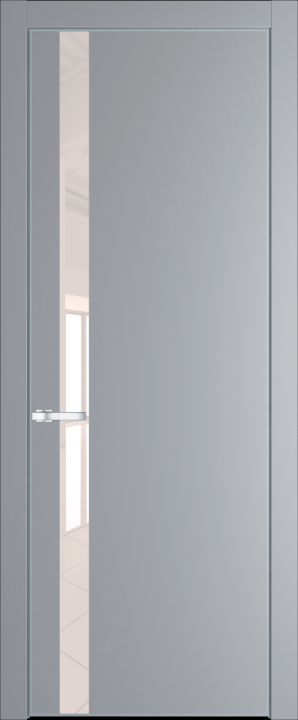 18PE Смоки (RAL 870-02) стекло Lacobel Перламутровый лак