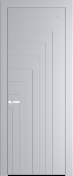 Межкомнатная дверь Profil Doors 10 PA Серебро Лайт Грей (RAL 870-01)