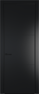 Межкомнатная дверь Profil Doors 13 PA Черный матовый Блэк