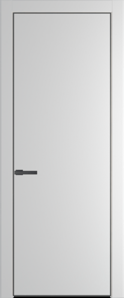 Межкомнатная дверь Profil Doors 1 PA Серая ночь Крем Вайт (RAL 120-02)