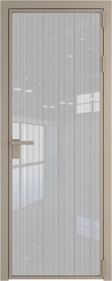 Алюминиевая дверь Profil Doors 1 AG Никель матовый Страйп
