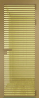 Алюминиевая дверь Profil Doors 12 AG Золото Золотое шпион