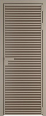 Алюминиевая дверь Profil Doors 12 AG Никель матовый Монохром гляссе