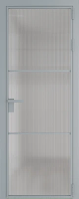 Алюминиевая дверь Profil Doors 13 AG Серебро Мору осветленное