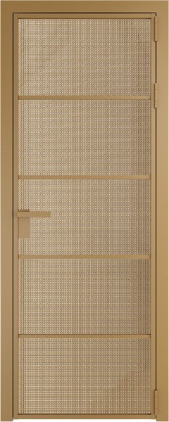Алюминиевая дверь Profil Doors 14 AG Золото Кризет Золото
