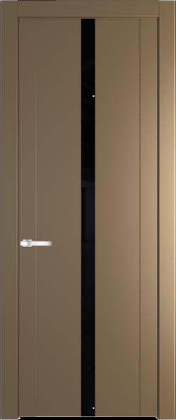 Межкомнатная дверь Profil Doors 1.8 P Lacobel Черный лак Перламутр золото