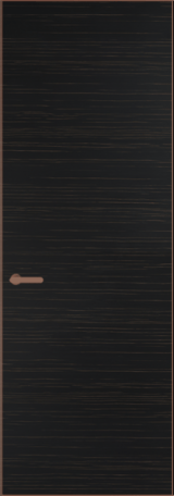 Межкомнатная дверь Profil Doors 1 VT шпон Натуральный шпон ESPRESSO 1042S (г) Медь