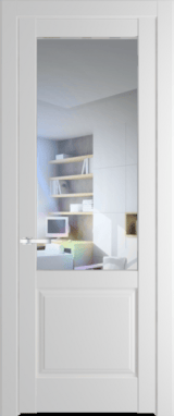 Межкомнатная дверь Profil Doors 4.2.2 PD Крем Вайт (RAL 120-02) Прозрачное