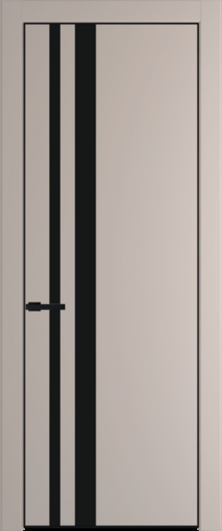 Межкомнатная дверь Profil Doors 20 PA Черный матовый RAL9005 Монохром черный Сэнд