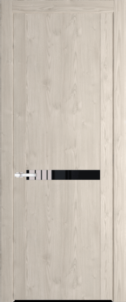 Межкомнатная дверь Profil Doors 1.4 N Черный лак Каштан светлый